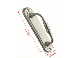 Büyük Kıvrık Mobilya Çekme Kolu - 5 Adet