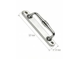 küçük kıvrık çekme mobilya kolu - 10 Adet