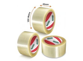 Astel 45mm x 100 Metre Şeffaf Koli Bandı - 6ADET     