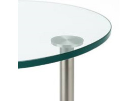 Paslanmaz Çelik Cam Flanşı - Ø 85 mm Çap / M8-M10 Vida - 4 ADET